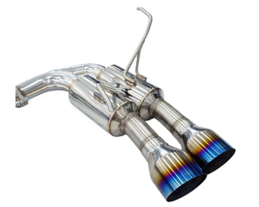 Invidia INV-HS22WRXGM4ST Gemini R400 Catback Exhaust w/ Titanium Quad ...