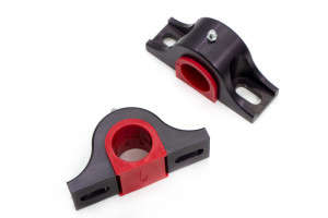 UMI Performance Billet Aluminum Front Sway Bar Mounts | 1-5/16" (33.3mm) | Red (93-02 Chevy Camaro/Pontiac Firebird)