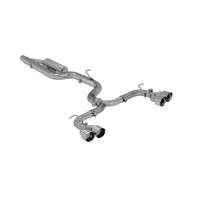MBRP Armor Pro Quad Split Rear Exit Cat Back Exhaust | 3" Diameter | T304 Stainless Steel (15-19 Volkswagen Golf R)