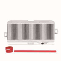 Mishimoto Silver Performance Top Mount Intercooler Kit with Red Hoses