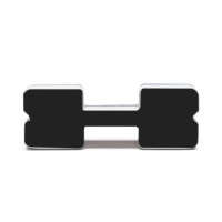 Oracle Lighting Universal Illuminated LED Letter Badges - Matte Black Surface Finish - X