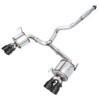 AWE Tuning Touring Edition Exhaust | 3" Diameter | With 102mm Quad Diamond Black Tips (12-21 Subaru Impreza/WRX/STI | 2.5L | Sedan)