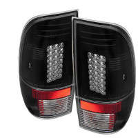 Spyder LED Tail Lights (Black) | 97-03 Ford F-150 (Styleside)/99-07 F-250/F-350