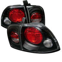 Spyder Euro Style Tail Lights (Black) | 96-97 Honda Accord