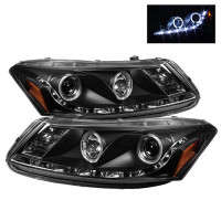 Spyder Signature Series Projector Headlights (Black) | 08-12 Honda Accord | 4 Door