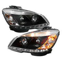 Spyder Signature Series Projector Headlights (Black) | 08-11 Mercedes-Benz C-Class