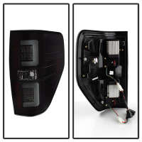 Spyder Light Bar LED Tail Lights Version 2 (Black Smoke)