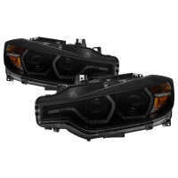 Spyder Signature Series Projector Headlights (Black Smoke) | 12-14 BMW 3-Series (F30) | 4 Door