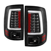 Spyder LED Tail Lights Version 2 (All Black) | 13-18 Ram 1500/2500/3500 (LED Model)