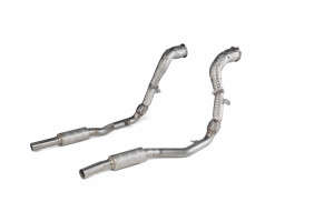 Akrapovic Downpipe | Link Pipe Set | SS (20-23 Audi RS Q8)