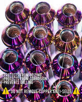 Heritage LN-K-1250-NEO Kokoro Lug Nut - M12X1.5 - Neochrome