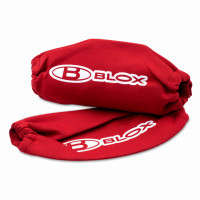 BLOX Racing Red Coilover Covers - Neoprene