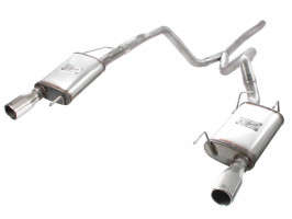 aFe Power MACH Force-Xp 409 SS Cat-Back Exhaust System w/Polished Tip | 2.5" Pipe Diameter (05-09 Ford Mustang | 4.0L V6)