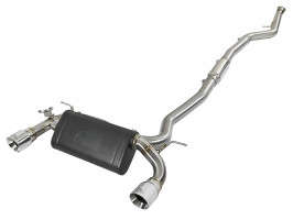 aFe Power MACH Force-Xp 304 SS Cat-Back Exhaust System w/Polished Tip | 3" Inlet and 2.5" Outlet (12-15 BMW 335i/14-16 435i | 3.0L I6 T) 