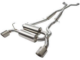 aFe Power Takeda 304 SS Cat-Back Exhaust System w/Polished Tip | 2.5" Pipe Diameter (08-13 Infiniti G37 Coupe/14-15 Q60 | 3.7L V6)
