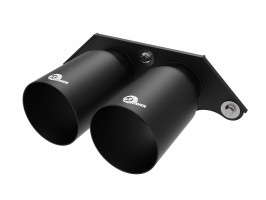 aFe Power MACH Force-Xp 304 SS Bolt-On Exhaust Tips Black | 4" Pipe Diameter (14-19 Porsche 911 GT3 | 3.8L/4.0L H6)