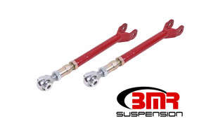 BMR Suspension Red Lower Trailing Arms | On-car Adjustable | Rod Ends | 08-23 Dodge Challenger/06-23 Charger