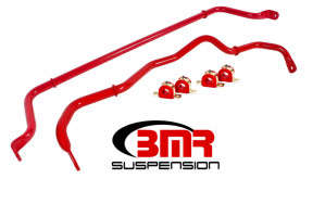 BMR Suspension Red Sway Bar Kit With Bushings | Front And Rear | Non-adjustable | 16-24 Chevrolet Camaro