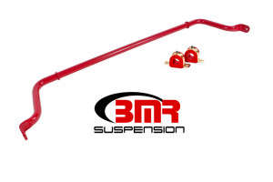 BMR Suspension Red Sway Bar Kit With Bushings | Rear | Hollow | Non-adjustable | 16-24 Chevrolet Camaro