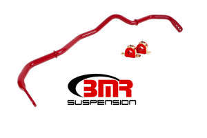 BMR Suspension Red Sway Bar Kit With Bushings | Front | Hollow | Adjustable | 16-24 Chevrolet Camaro