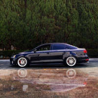 Street Aero Side Skirt Splitter Set Cross Faded