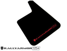 Rally Armor UR Plus Universal Black Mud Flap/Red Logo