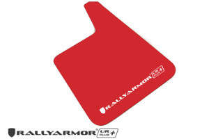 Rally Armor UR Plus Universal Red Mud Flap/White Logo
