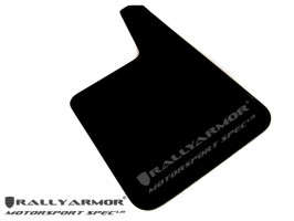 Rally Armor Universal MSpec UR Black Mud Flap/Grey Logo