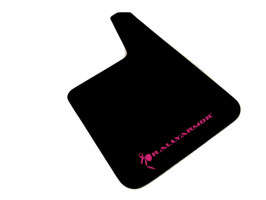 Rally Armor Universal Basic Plus Black Mud Flap/Breast Cancer Pink Logo