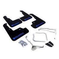 Rally Armor UR Black Mud Flap/Altered Font Blue Logo | 15-21 Subaru WRX/WRX STI