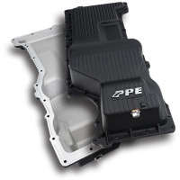 PPE HD Deep Cast Aluminum Oil Pan | Black