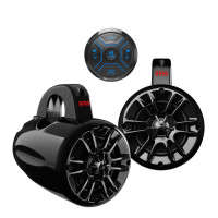 Boss Audio Systems Bluetooth Gauge Mount Controller And Roll Cage Speaker Combo