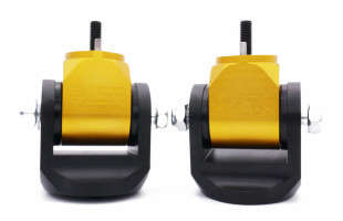 ISR Performance Billet Engine Mount Set with Poly Bushings