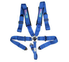 NRG 3" Seat Belt Harness | 5 Point | Cam Lock | Blue 