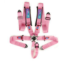 NRG 3" Seat Belt Harness | SFI 16.1 | 5 Point | Cam Lock | Pink