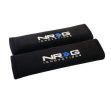 NRG Seat Belt Pads | Short | 2.7in. W x 11in. L | Black | 2 Pieces