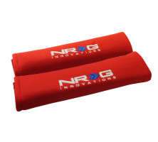NRG Seat Belt Pads | Short | 2.7in. W x 11in. L | Red | 2 Pieces