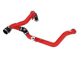 aFe Power BladeRunner 2-1/4in Aluminum Hot Charge Pipe | Red (20-21 Ford Explorer/Lincoln Aviator | V6 | 3.0L | Gas)