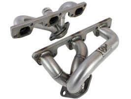 aFe Power Twisted Steel 409 Stainless Steel Shorty Headers (07-11 Jeep Wrangler JK | V6 | 3.8L | Gas)