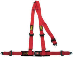 OMP 3 Point Harness | Red