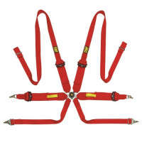 OMP Safety Harness | Tecnica 3/2 | 6 Point | Red