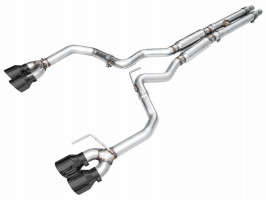 AWE Tuning Track Edition Exhaust | 3" Diameter | With Quad Diamond Black Tips (2024 Ford Mustang Dark Horse)