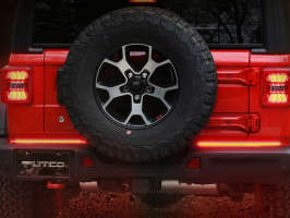 Putco Blade LED 18" Tailgate Light Bars Pair | Red & White LEDs (97-24 Jeep Wrangler TJ/JK/JL)
