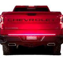 Putco Blade 60" Red & White LED Tailgate Light Bar (00-23 GMC Yukon XL/92-23 Chevy Suburban/Suburban 1500/2500)