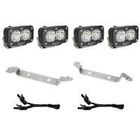 Baja Designs Fog Pocket Lighting Kits Light Pattern | Wide Cornering | Color: Clear
