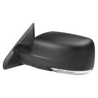 Spec-D Tuning Black Power Adjustable & Heated Side Mirror w/LED Turn Signal & Puddle Light | Driver Side Only (13-19 Dodge RAM 1500)