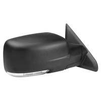 Spec-D Tuning Black Power Adjustable & Heated Side Mirror w/LED Turn Signal & Puddle Light | Passenger Side Only (13-19 Dodge RAM 1500)