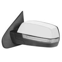 Spec-D Tuning Chrome Power Adjustable, Auto-Fold, & Heated Side Mirror w/LED Turn Signal & Puddle Light | Driver Side Only (14-18 Chevrolet Silverado/GMC Sierra 1500)