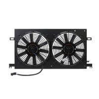 Mishimoto Plug-N-Play Aluminum Fan Shroud Kit | Black