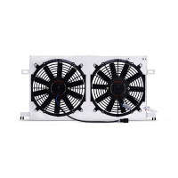 Mishimoto Plug-N-Play Aluminum Fan Shroud | White